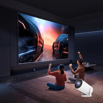 Astra Smart Projector Android OS | Built-in Gaming Console | Bluetooth & WiFi Enabled | Quad-Core Processor | All-in-One Entertainment Hub