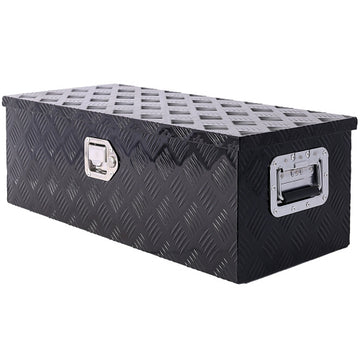 30inch Aluminum Tool Box,heavy Duty Truck Bed Tool Box,outdoor Trailer Pickup Storage Tool Box,RV Storage Organizer,underbody Box W Lock Keys,black