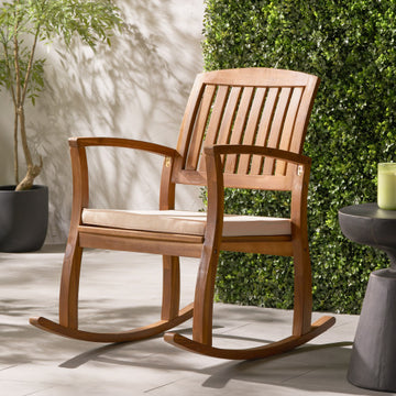 Rocking Chair With Cushion