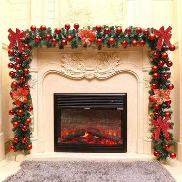 Encrypted Ornaments With Lights Christmas Decorations