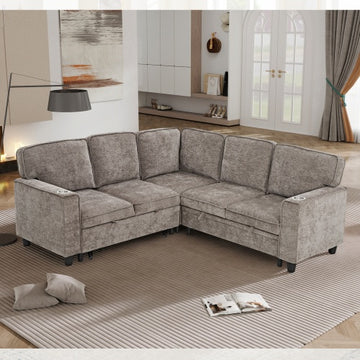 Astra ComfortMax L-Shaped Sleeper Couch