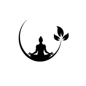 Yoga pattern wall sticker