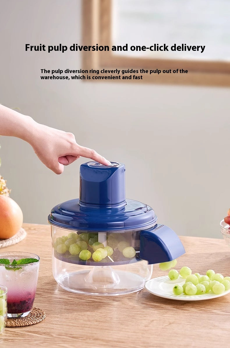 Grape Peeling Machine, Electric Garlic Peeler Machine, 2025 New Automatic Small Fruit Peeling Tool for Elderly, Rechargeable Commercial Smart Fruit Machines for Grapes, Garlic, Tomato, Cherry (Blue)