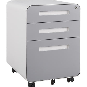 3 Drawer Mobile Filing Cabinet, Simple Style Multifunctional Locker