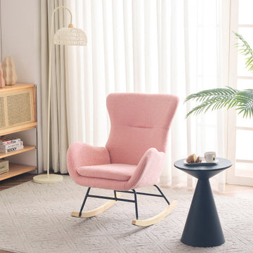 Teddy Velvet Rocking Chair