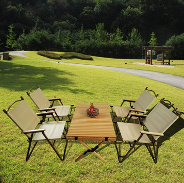 Multi FunctionFoldable DiningSet1 Table 4 Chairs Indoor Outdoor Use
