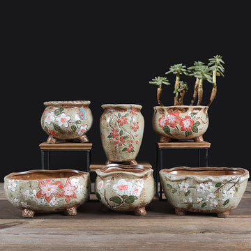 Succulent Platter Big Flower Combination Pot