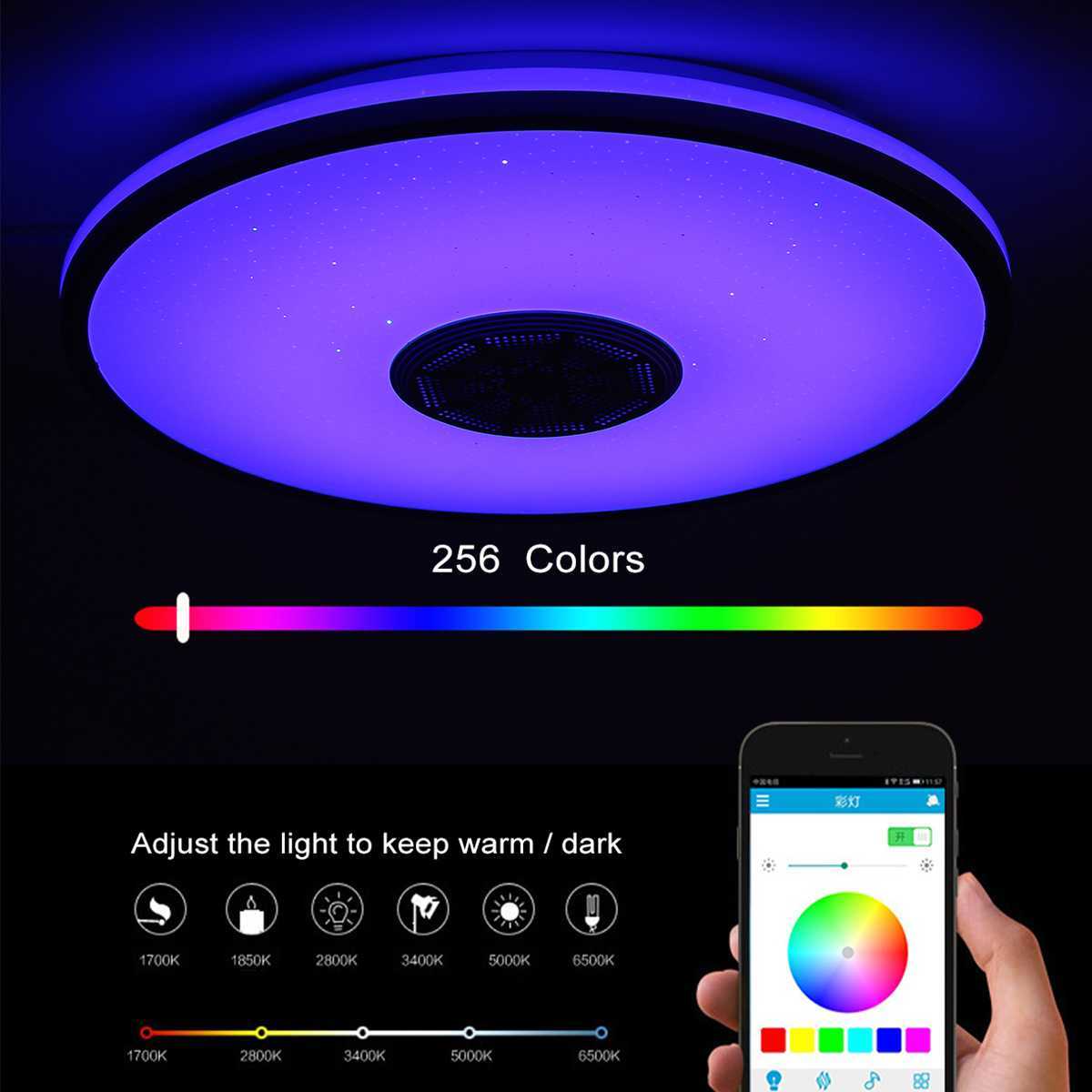 Graffiti WiFi smart Bluetooth ceiling lamp