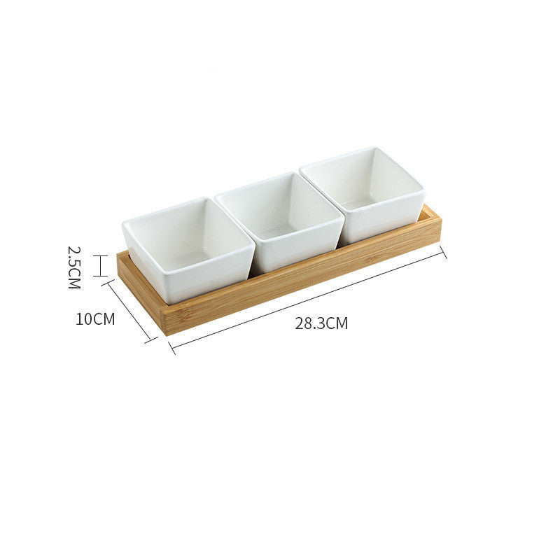 Dried fruit divided grid plate snack plate platter