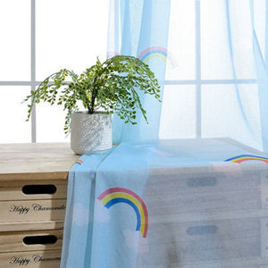 Rainbow Children Boys And Girls Bedroom Den Blackout Curtain Cloth