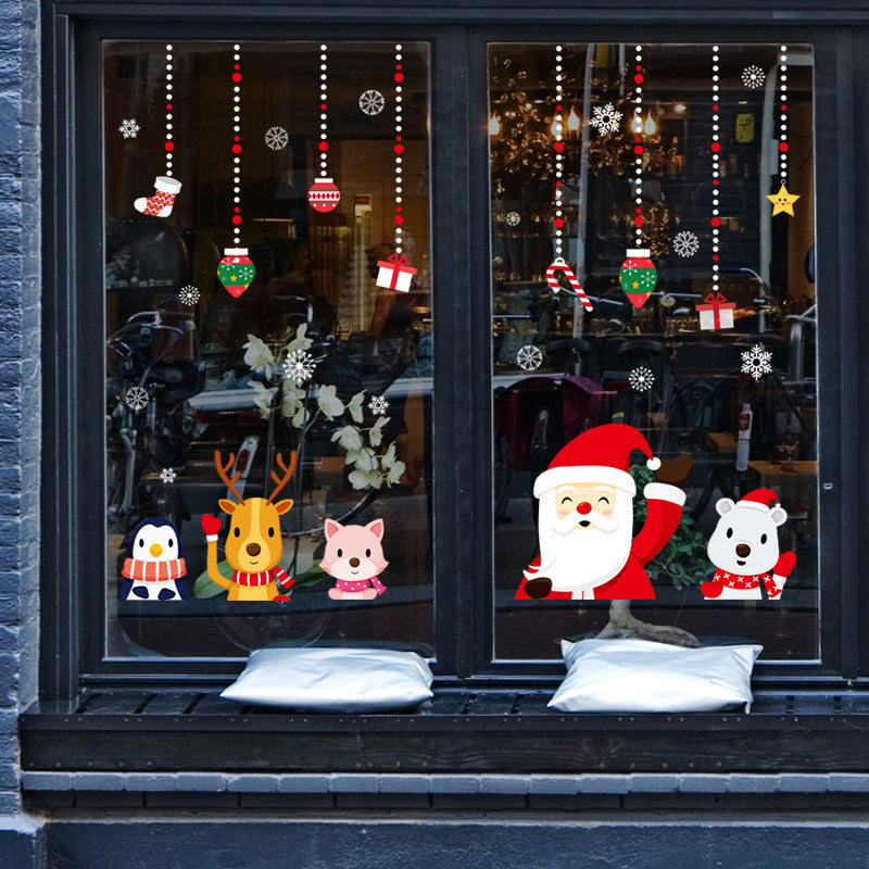 Christmas Window Glass Stickers Decorations