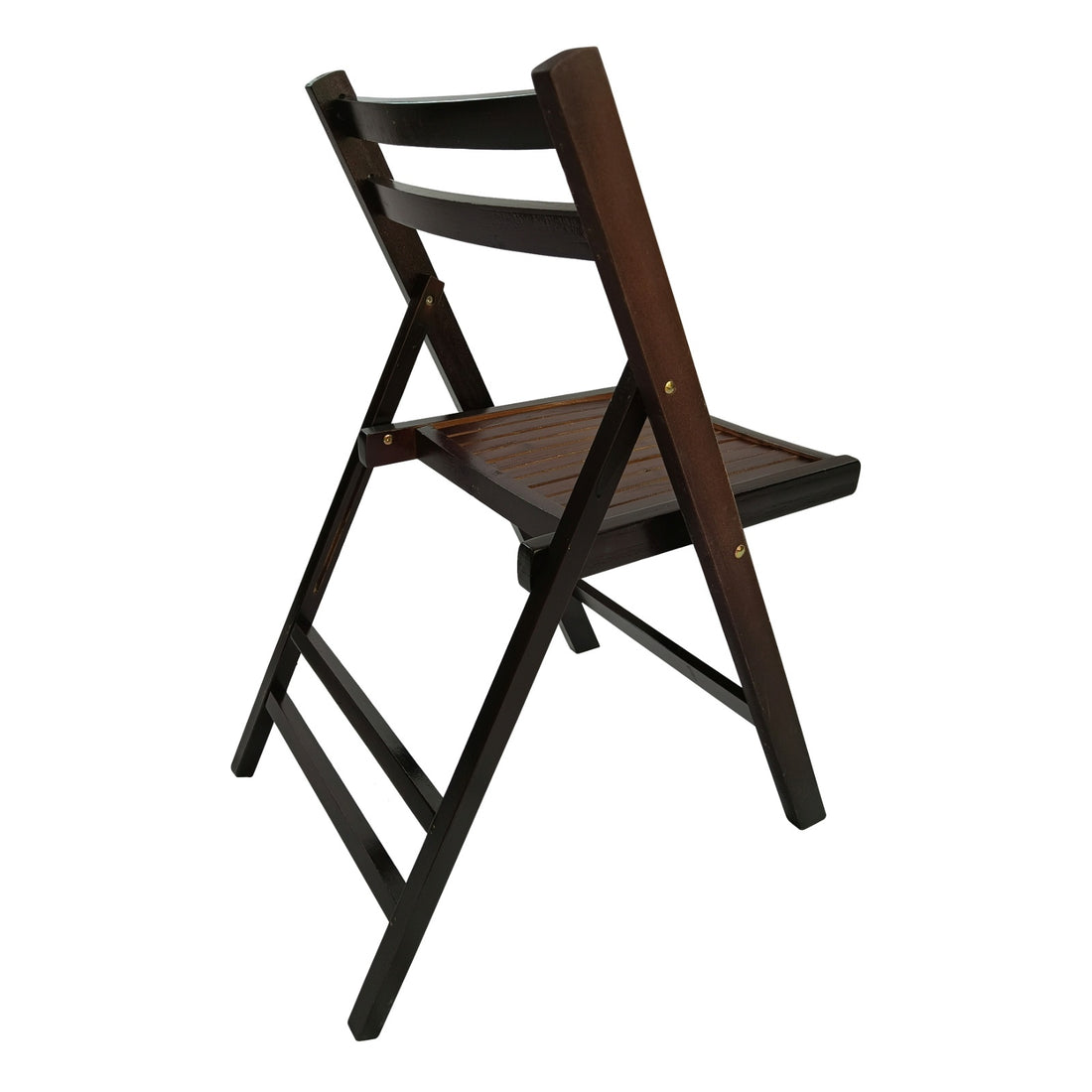 Slatted Wood Folding Chair - Cherry, Set Of 4, Foldable Style
