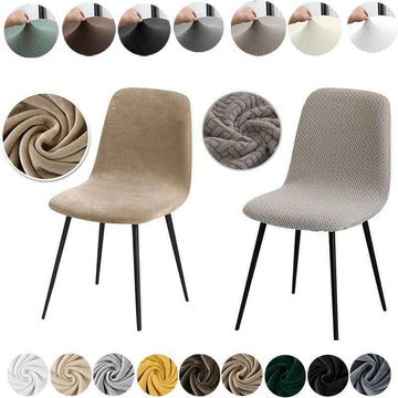 Velvet And Jacquard Short Back Chair Ver Bar Seat Vers Dinin