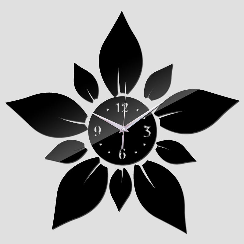 Acrylic wall sticker clock