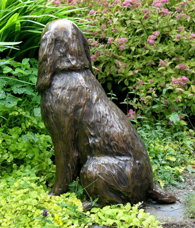 Golden Retriever Statue Animal Garden Ornament