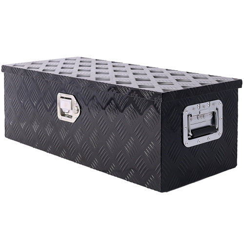 30inch Aluminum Tool Box,heavy Duty Truck Bed Tool Box,outdoor Trailer Pickup Storage Tool Box,RV Storage Organizer,underbody Box W  Lock Keys,black