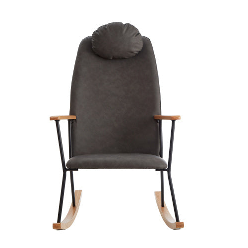 Modern Rocking Chair Comfortable Side Chair For Nursery, Bedroom, Living Room
