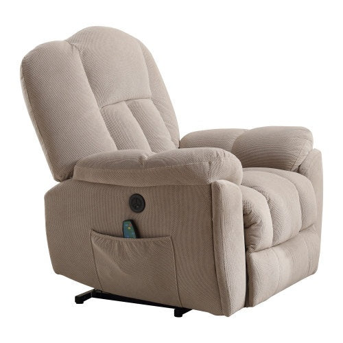 Power Lift Recliner Chair Recliners For Elderly With Heat And Massage Recliner Chair For Living Room With Infinite Position And Side Pocket,USB Charge Port