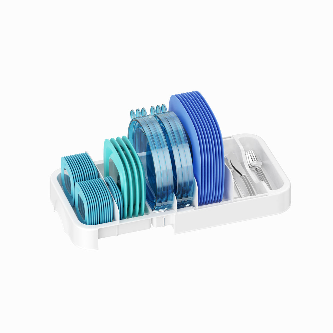 Food Container Lid Plate Knife And Fork Finishing