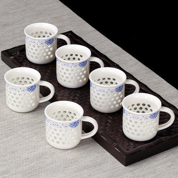 6 Pack Ceramic Tea Bowl Household Utensils