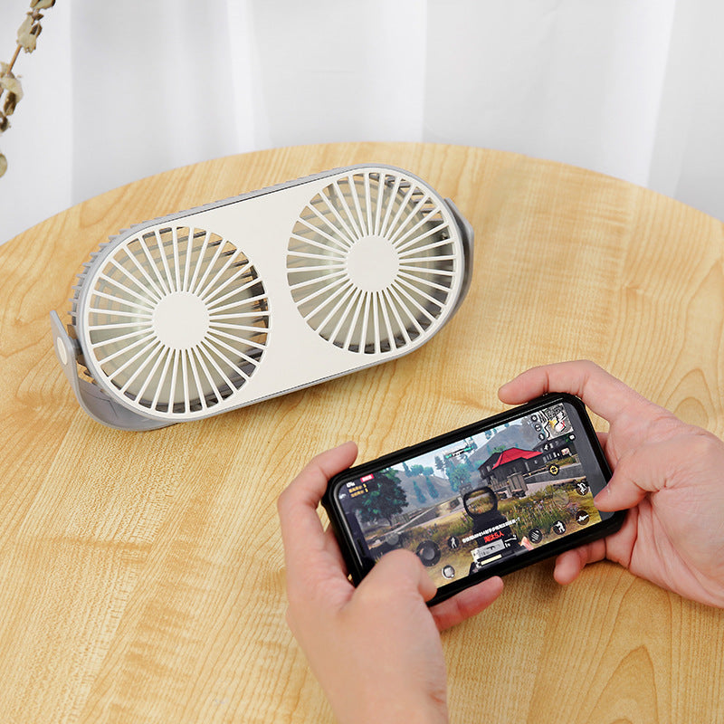 Fashion Double Leaf Aromatherapy Fan
