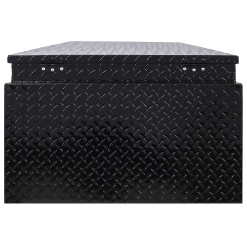 29inch Aluminum Tool Box,heavy Duty Truck Bed Tool Box,outdoor Trailer Pickup Storage Tool Box,RV Storage Organizer,underbody Box W Lock Keys,black 29x16.5x18.5inch
