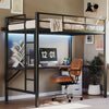 Metal Loft Bed For Home Use