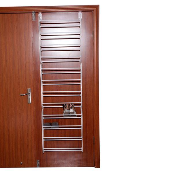 Shoe Rack With 12-tier Door Back