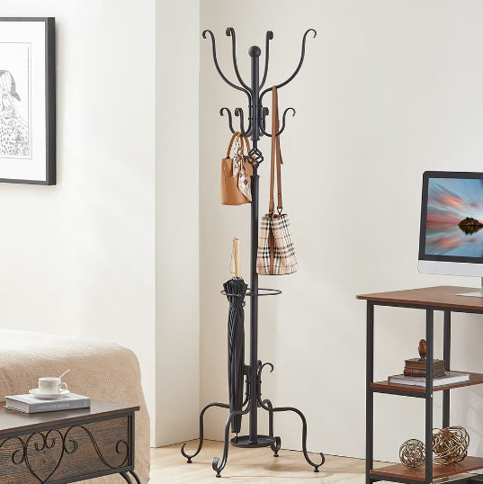 Freestanding Metal Coat Hat Rack