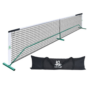 22 FT Pickleball Net, Steady Metal Frame,Easy Setup For All-Weather Resistant Play In Backyards,Outdoor Indoor Driveways And Garages