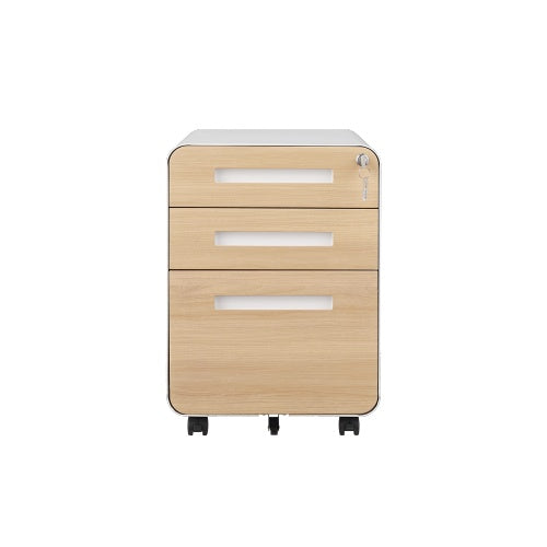 3 Drawer Mobile Filing Cabinet, Simple Style Multi-functional Locker