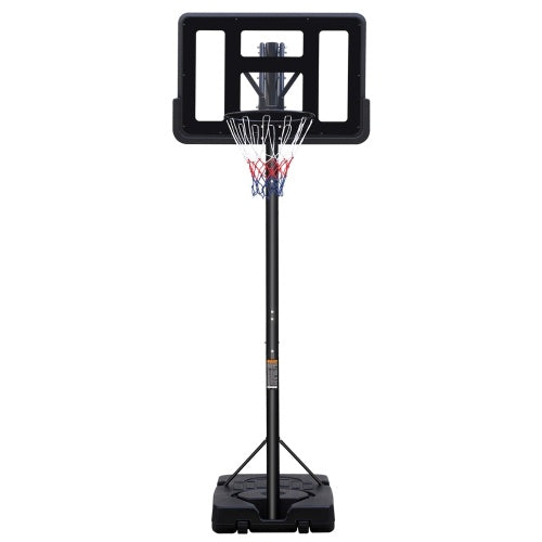 Teenagers Portable Basketball Hoop Height Adjustable Basketball Hoop Stand 7.5ft - 10ft With 44 Inch Backboard And Wheels For Adults Teens