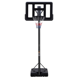 Teenagers Portable Basketball Hoop Height Adjustable Basketball Hoop Stand 7.5ft - 10ft With 44 Inch Backboard And Wheels For Adults Teens