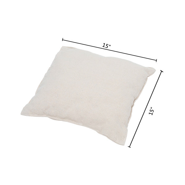 Beige Pillow Hanging Chair Polyester Cotton Belt 2pcs Pillow