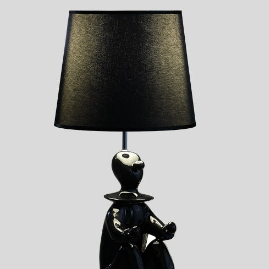 21.25  Black Modern Clown Phone Holder Resin Table Lamp