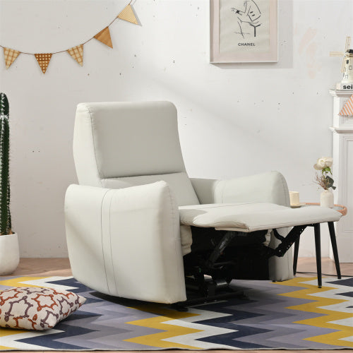 Electric Recliner, PU Leather Recliner With USB Port