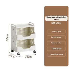 Household Foldable Dirty Clothes Storage Basket