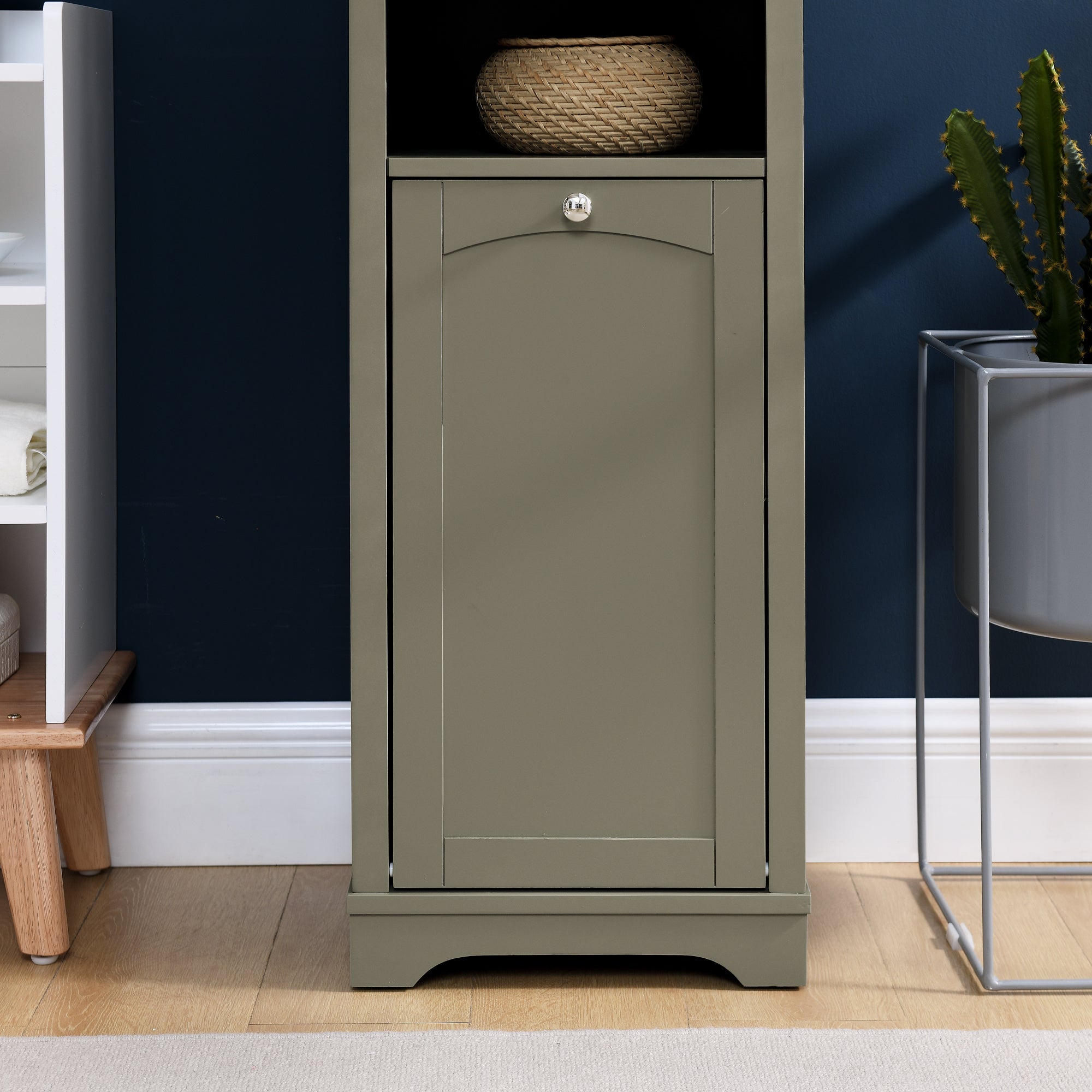 64 Inch High Bathroom Storage Cabinet For Small Space For Living Room, Bathroom, Home Office, Kitchen